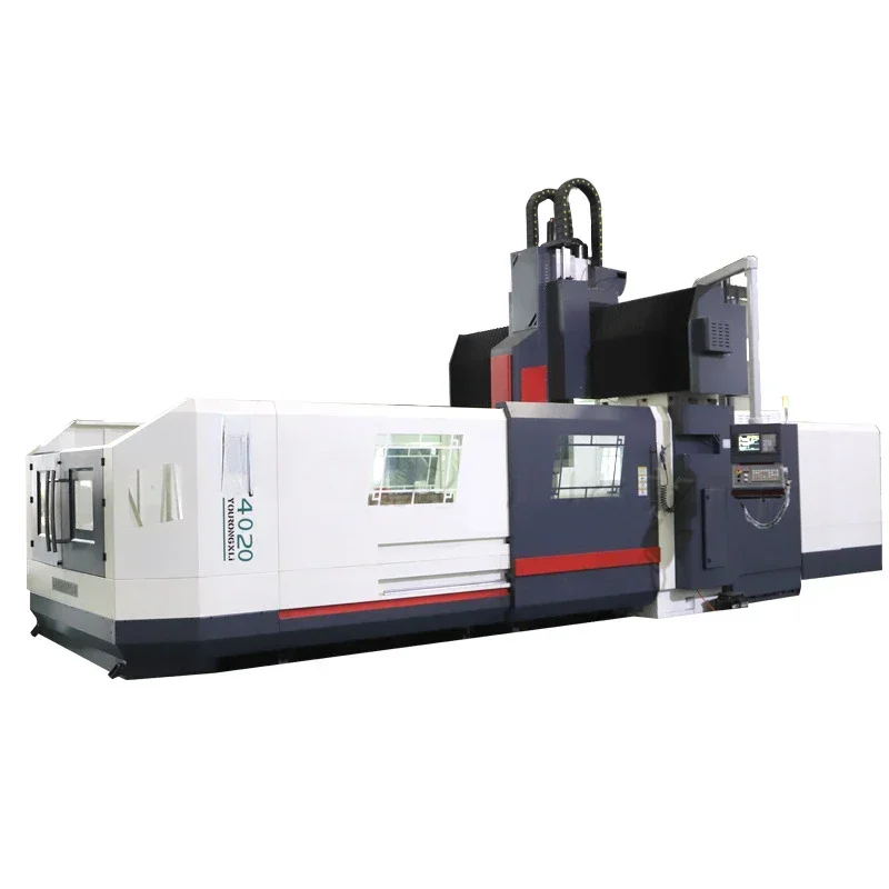 CNC gantry milling machine, high-precision gantry machining center, drilling, milling and boring machine tool support customized