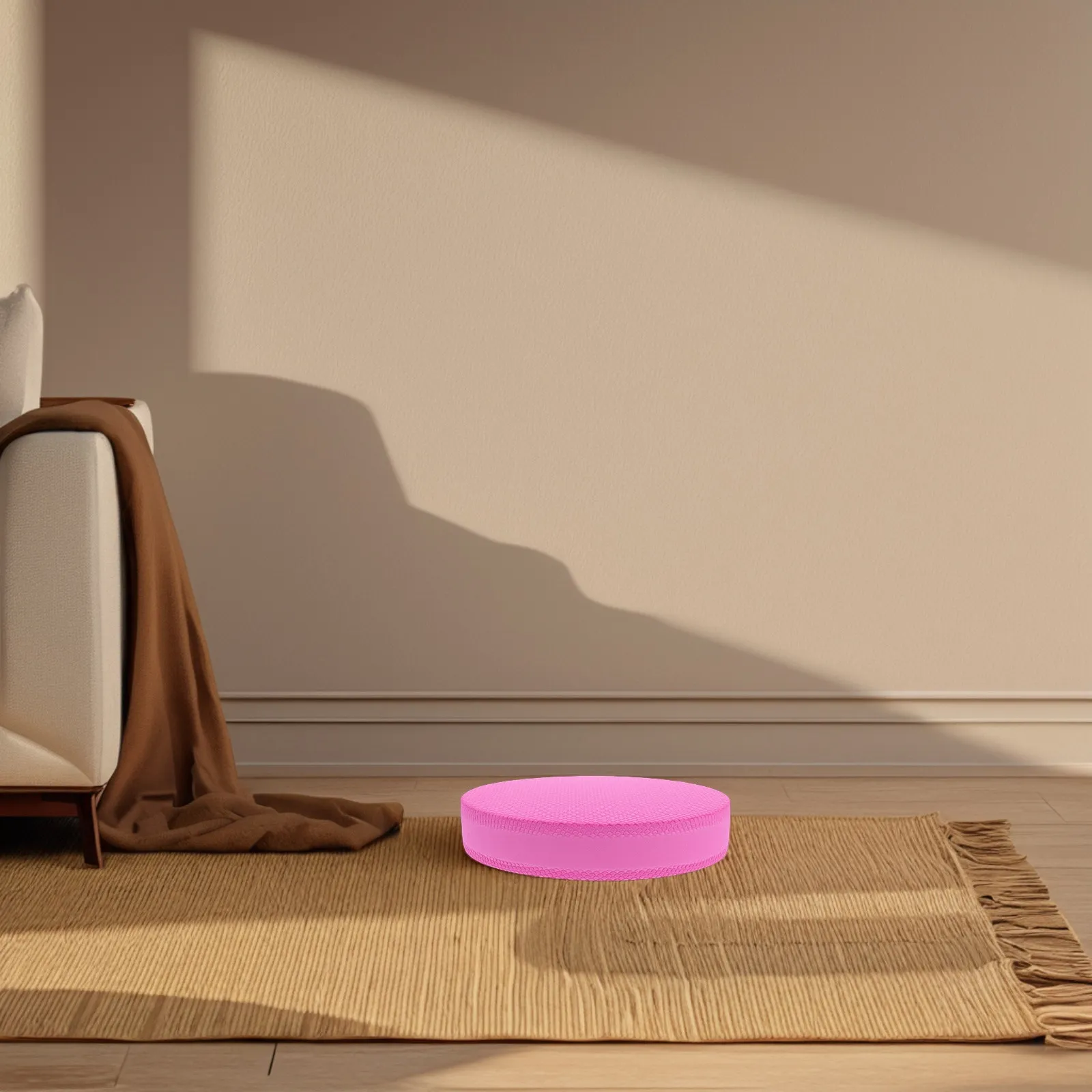 

Овальная балансировочная подушка TPE для йоги, пилатеса, фитнеса, тренировок на устойчивость, нескользящая напольная подушка для танцев, упражнений, тренировок на коленях и тренировки голеностопных суставов