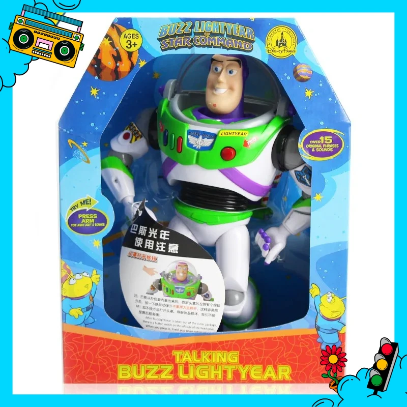 

Buzz Lightyear Electric Sound Emitting Light Ejection Wings Action Figure Toy