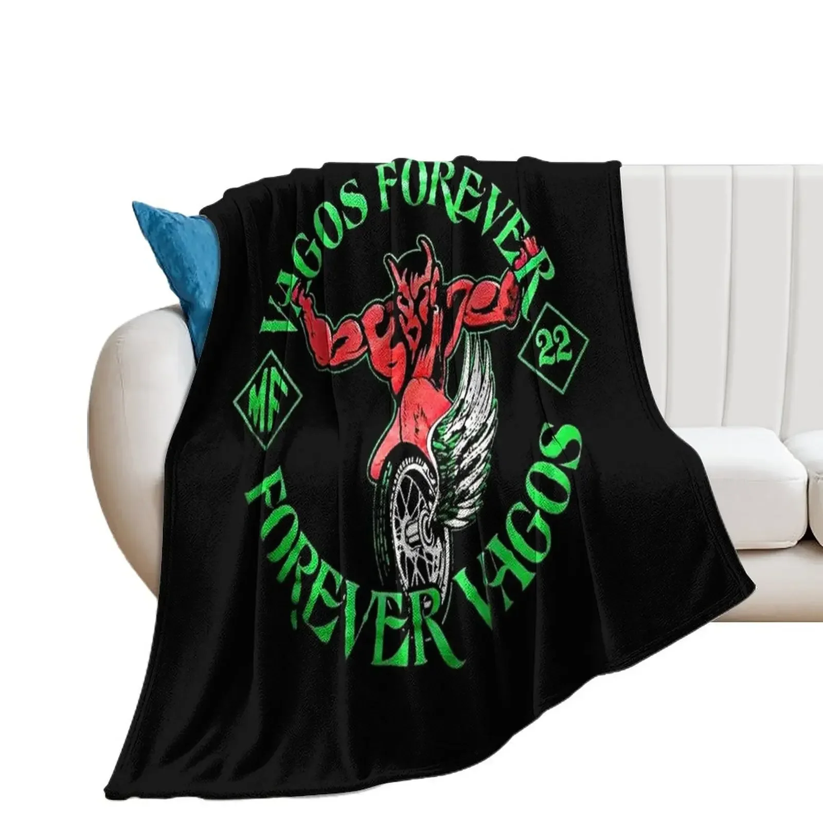 

Vagos MC Throw Blanket Thin Thins Nap Loose Blankets
