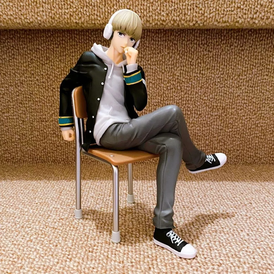 

15CM Anime WIND BREAKER Kaji Ren FigureSakura Haruka Noodle Stopper Figure Sitting Model Toy Gift Doll Aciton Figure