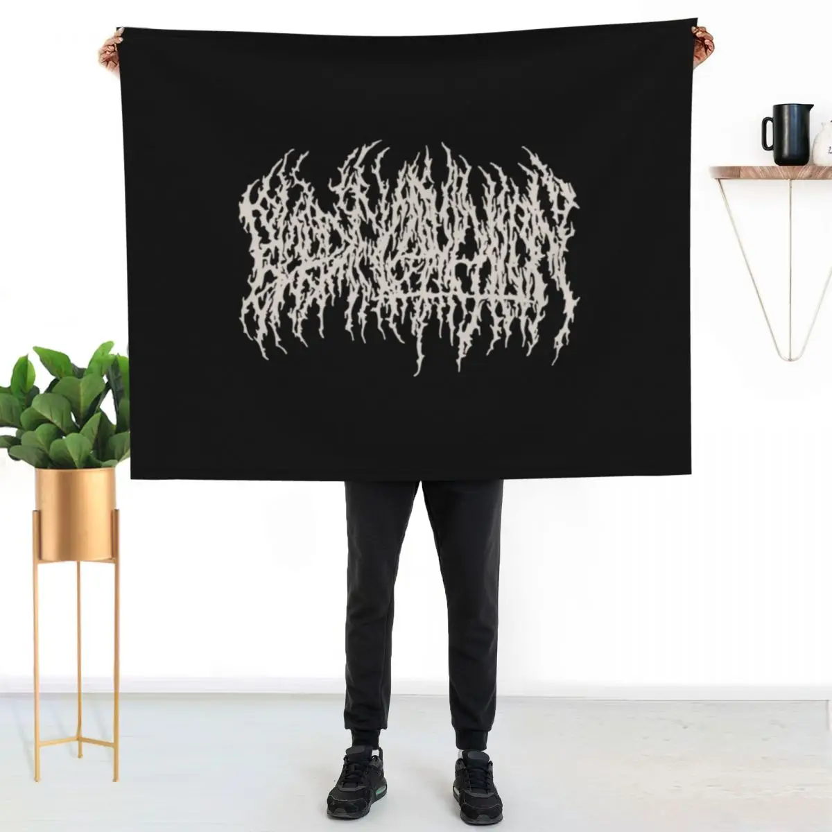 blood incantation Throw Blanket Luxury Throw Beach Furry Retros cosplay anime Giant Sofa Blankets