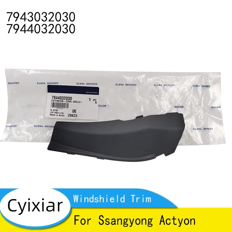 

7943032030 7944032030 For Ssangyong Actyon Windshield Trim Wiper Deflector Plastic Trim
