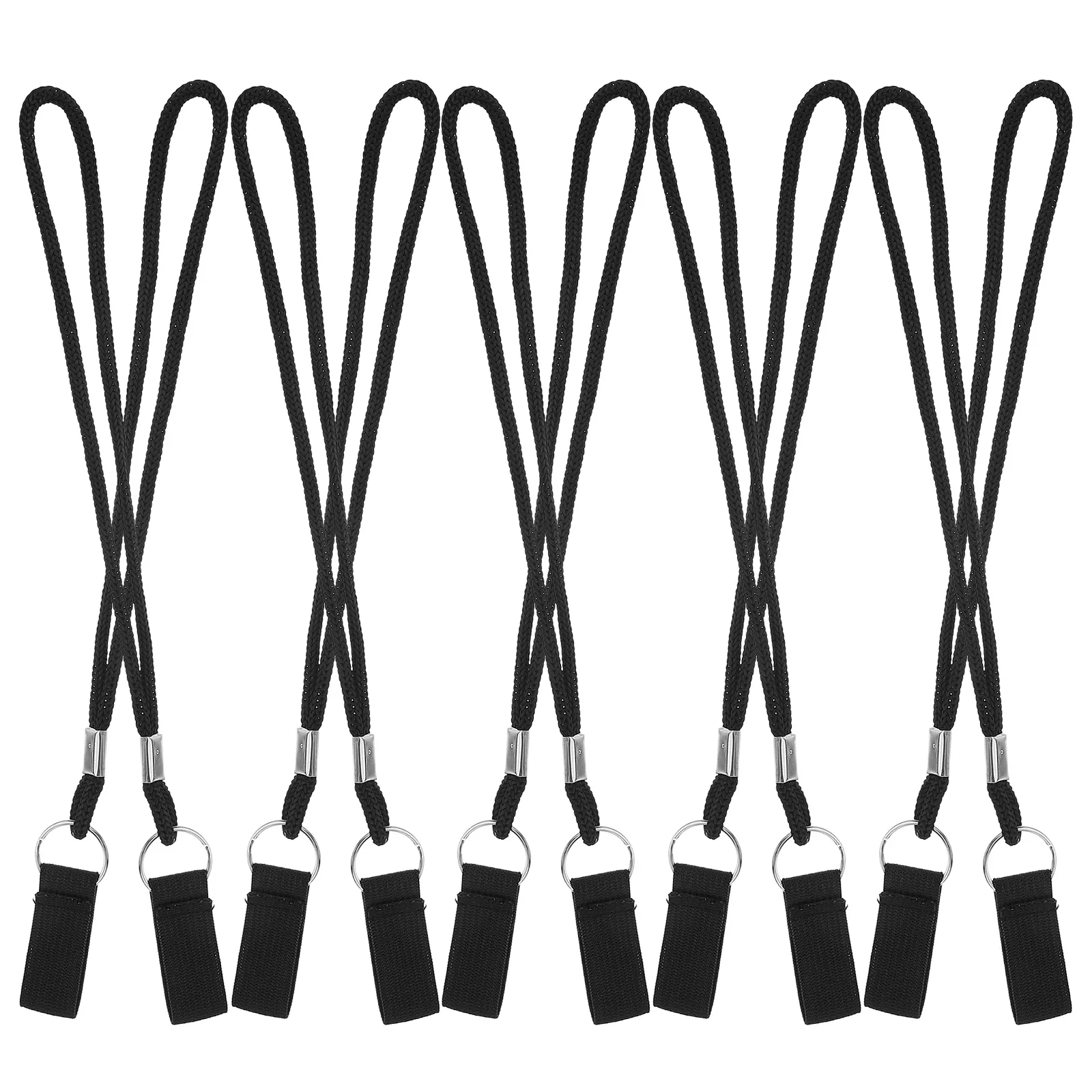 

10Pcs Trekking Pole Wrist Straps Anti-Loss Replacement Elastic Hand Strap Soft Flat Wristband for Hiking Walking Stick