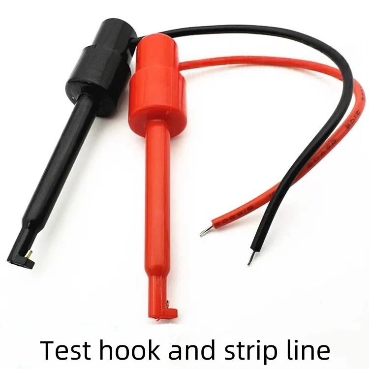 Test Hook Belt Line  Jaw Logic Analyzer Clip Test Clamp Connection Line Single Head Wire Hook Test Line 100mm