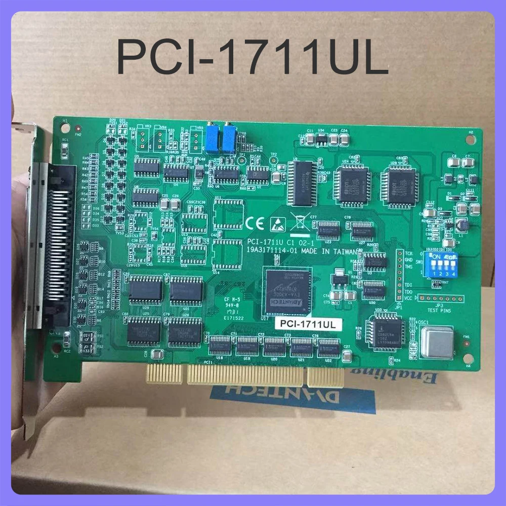 

12 Bit Multi-Function Capture Card Universal Analog Output Free Board For Advantech PCI-1711UL