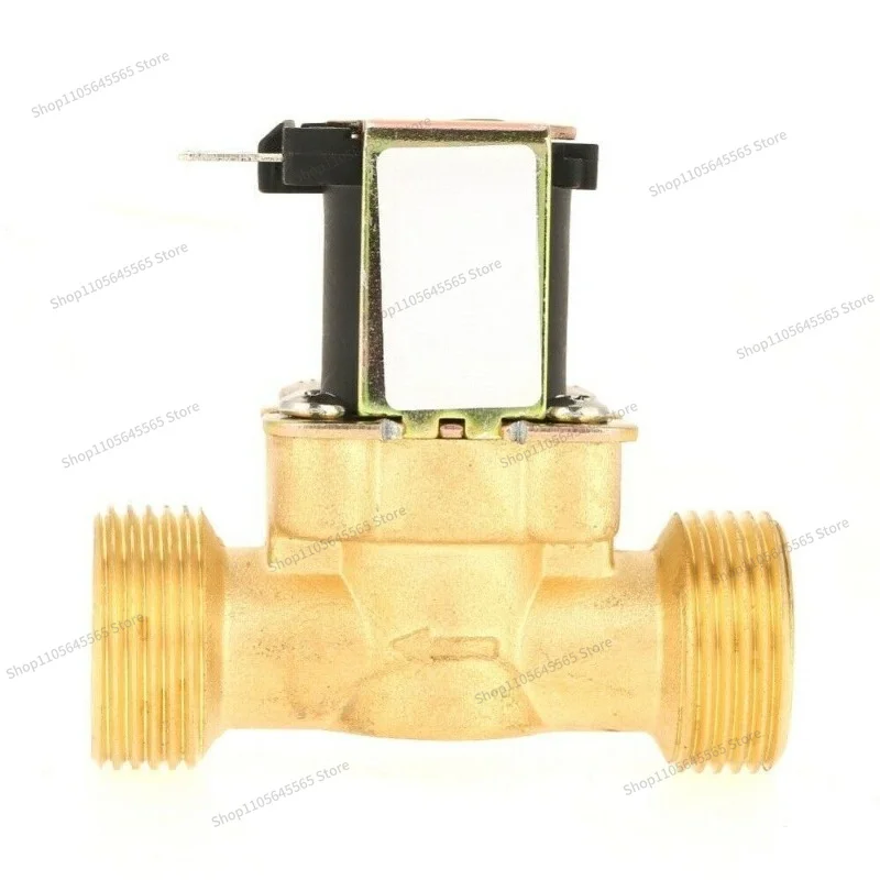 For  All Copper 6 Points Normally Closed Pressure Inlet Solenoid Valve 12V/24V/220V G3/4
