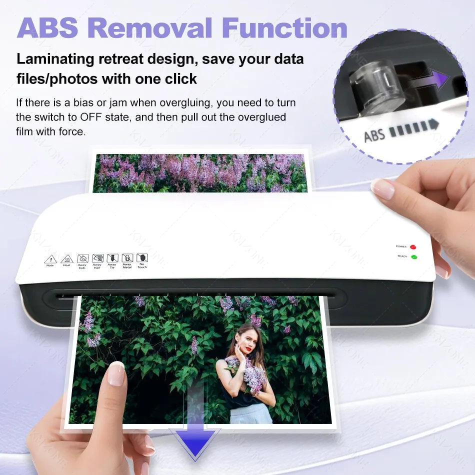 A4 A5 A6 متعددة الوظائف الحقيبة تغليف SL289 البلاستيك ختم قطع الورق المتكاملة عبر الحدود آلة تصفيح الصور #5