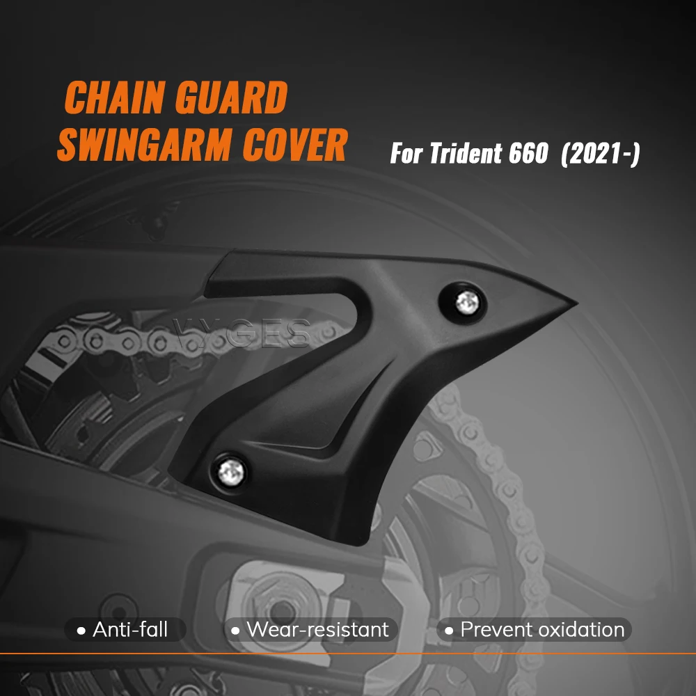 

Аксессуары для мотоциклов для Trident 660 Trident 660 2021 2022 2023 2024- защита цепи, крышка маятника, защитная крышка звездочки