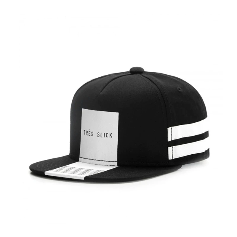 Cappello a bordo piatto a righe Berretti da baseball unisex di alta qualità alla moda Cappello hiphop da strada Cappello parasole per il tempo libero all'aperto