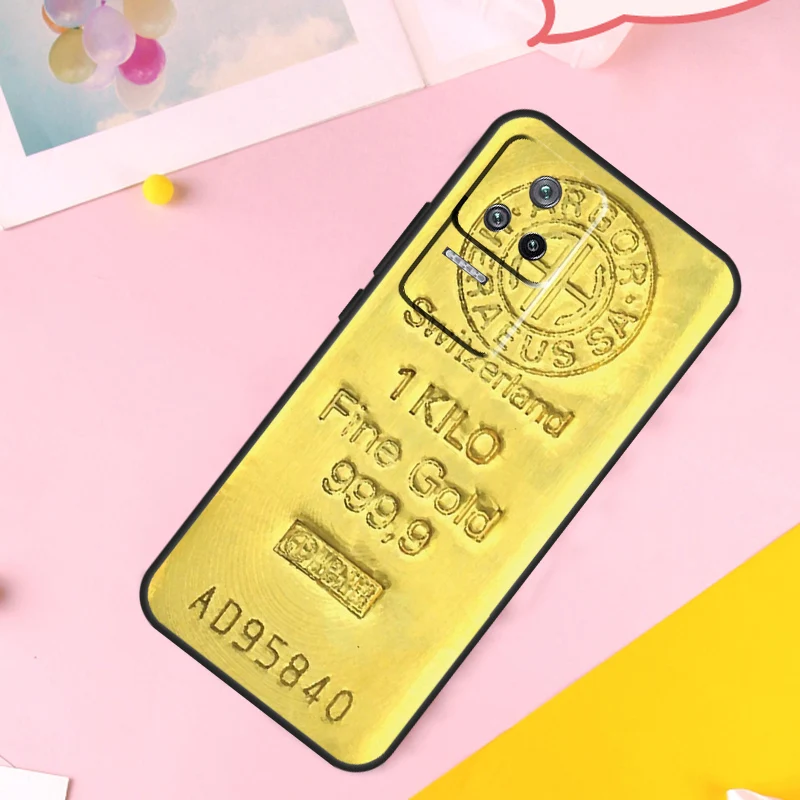 Switzerland Fine Gold Case For Xiaomi 13 14 Ultra 12 Lite 11T 12T 13T Pro POCO M6 Pro X6 X5 X3 F3 F5 M5s Cover