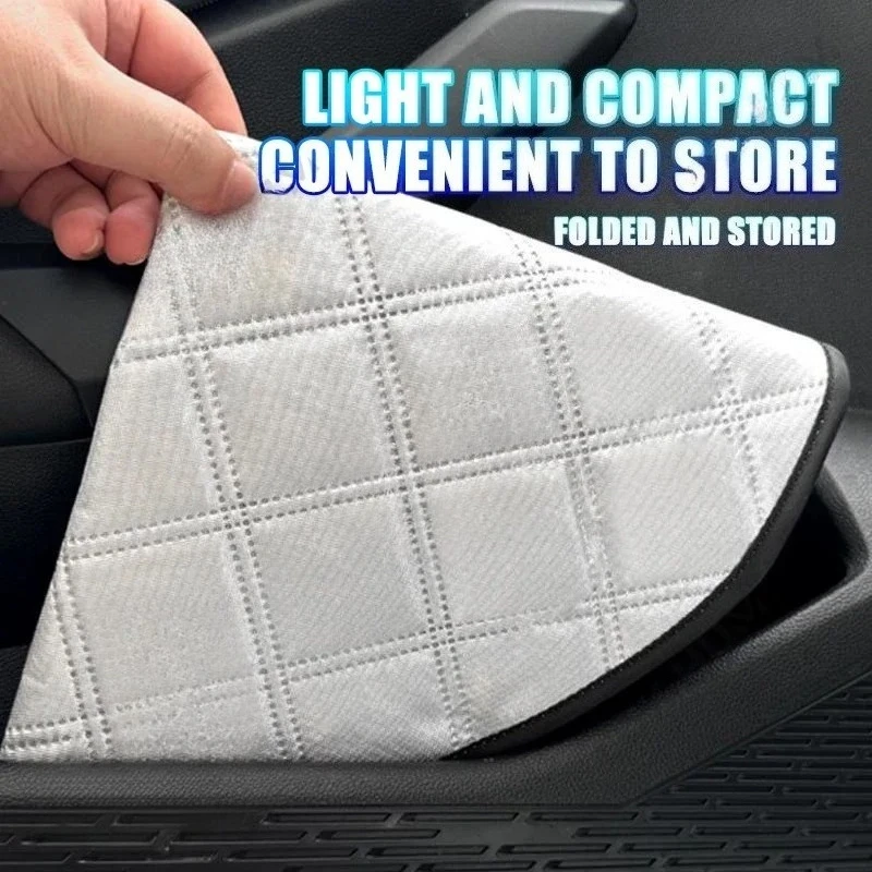 Capa Protetora Universal para Volante de Carro 42CM com Bloqueio UV e Proteção Solar Contra o Envelhecimento