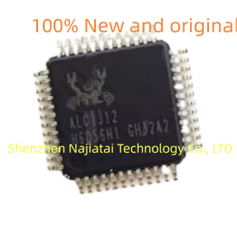 

5 шт./лот 100% новый оригинальный ALC1312-CG ALC1312 C1312 QFP-48 микросхема
