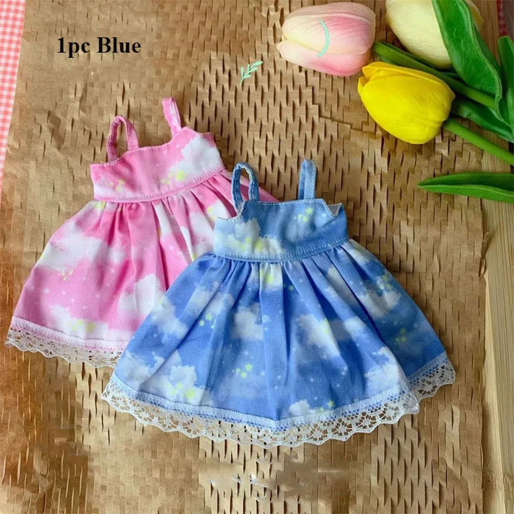 

Элегантная одежда для кукол ручной работы, модные повседневные кружевные платья для кукол, мини-аксессуары «сделай сам», платье с цветочным принтом для кукол 1/6 BJD 30 см