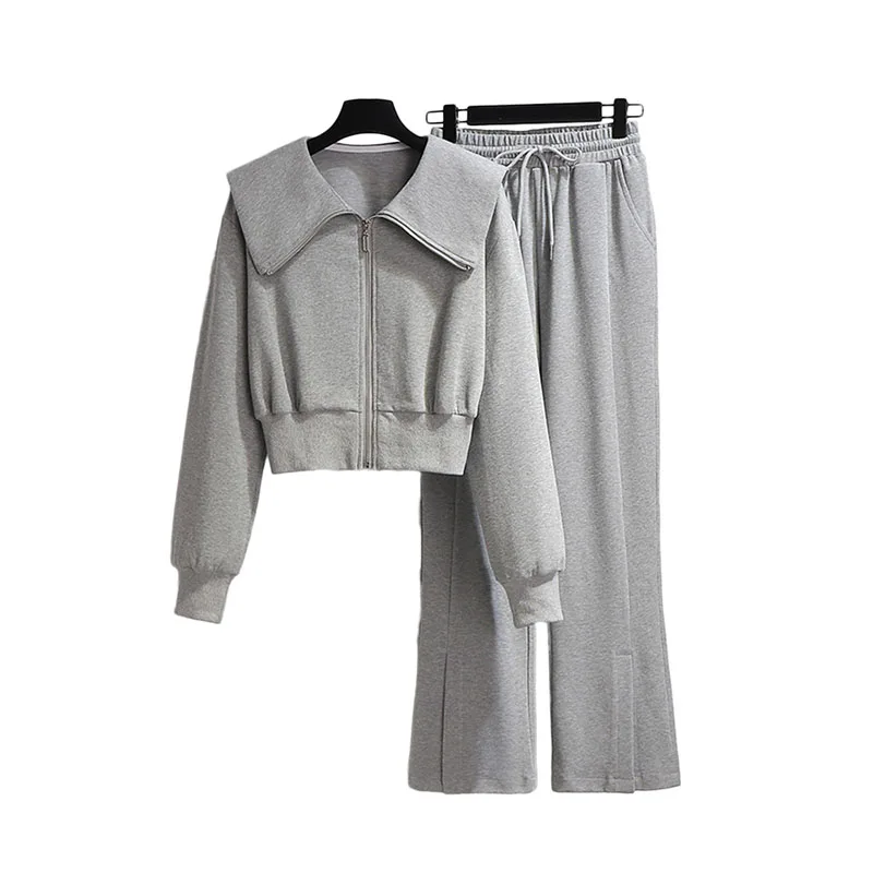 

Autumn Spring Casual Suit Female 2022 New Fashion Slim Sportswear Suit Women's Two Piece Lady Clothing