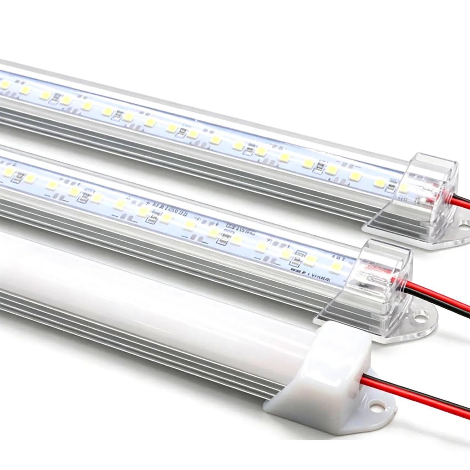 5pcs 12v 24v Led Hard Strip Led Rigid Bar Led Tube 1m 33cm 50cm 6w 9w 18w  Car Cabinet Showcase Ad Back 3000k 4000k 6000k