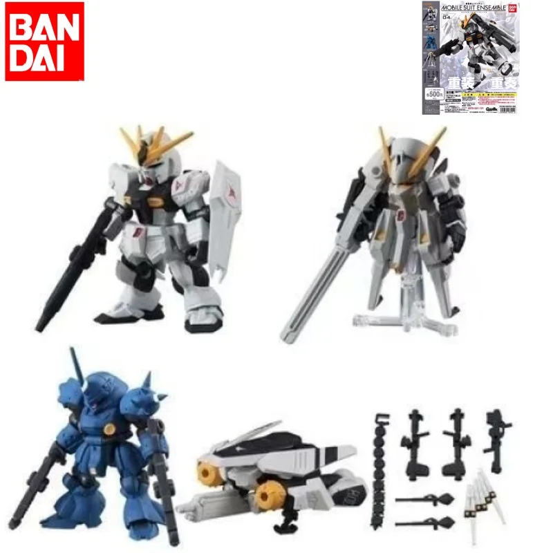 

Bandai Original Genuine GUNDAM Gashapon MOBILE SUIT ENSEMBLE 04 Anime Action Assembly Toys Model Ornaments Gifts For Children