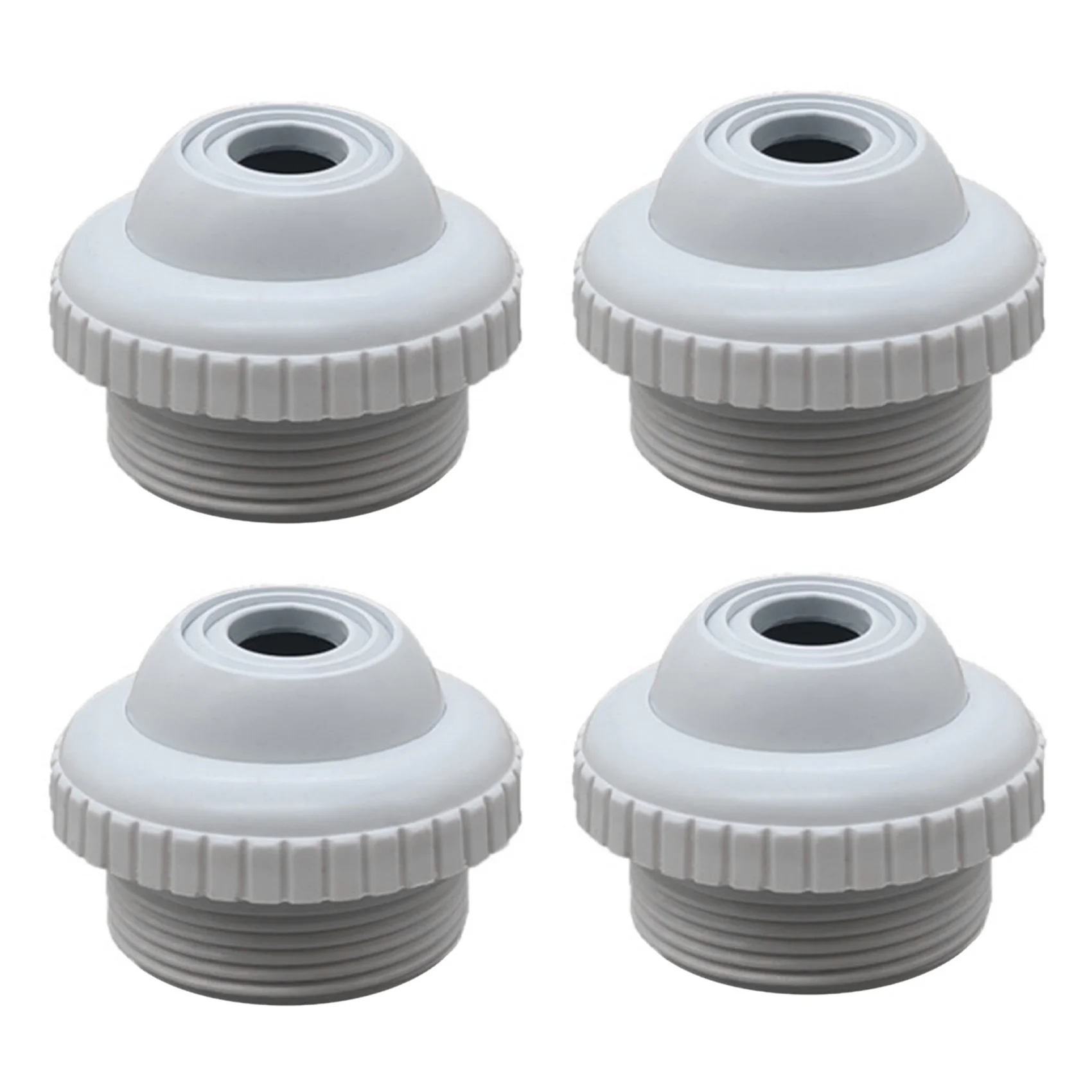 XSXS-4X Swimming Pool Spa Return Jet Fitting Massage Nozzle Inlet Outlet  Tub Nozzle With Adjustable Jet Eyeball Pool Tool