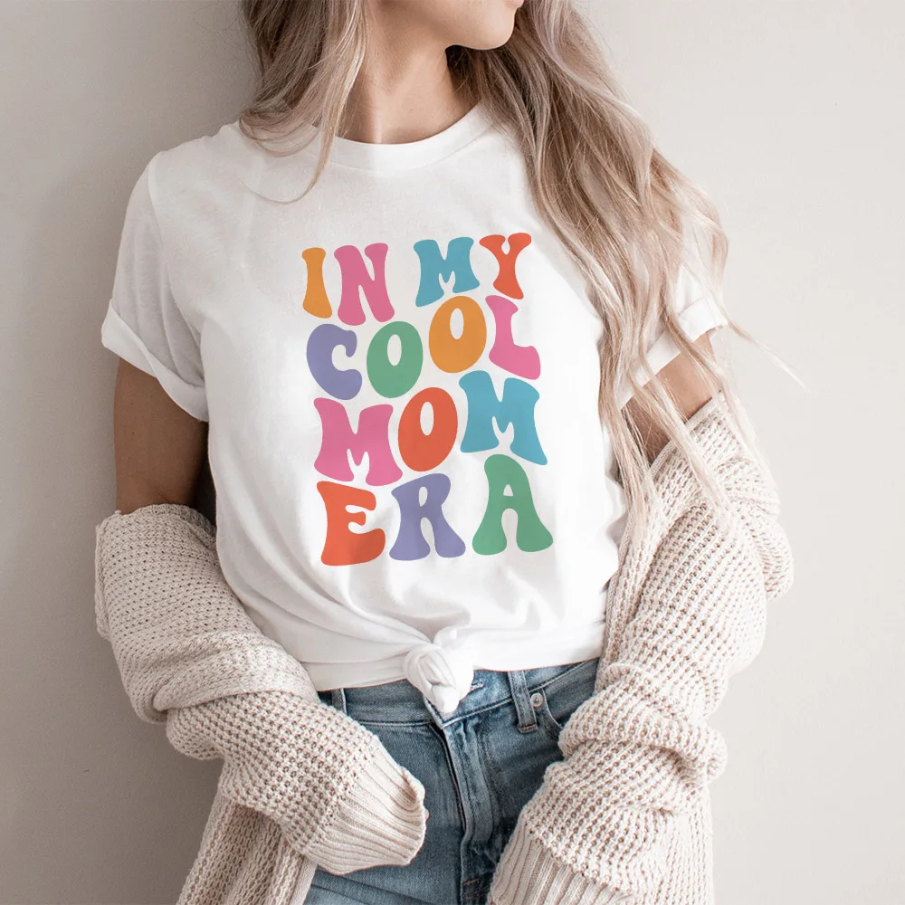 In My Mom Era Shirt Retro Gift for Mom New Mama Shirts Retro Comfort Colors Tee Mothers Day Gift Vintage Mummy T-Shirt