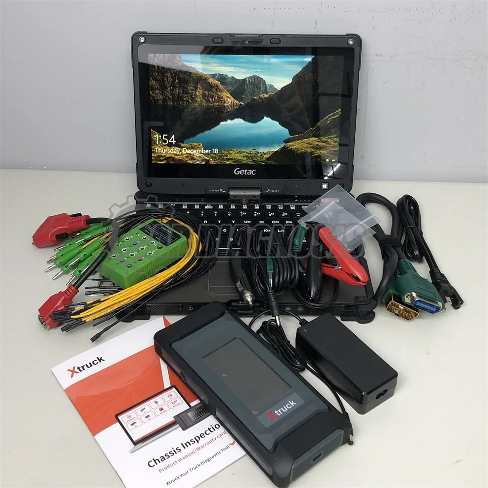 

getac lap+ XTRUCK Chassis Inspection for Eaton FAST SINOTRUK transmission TCU ABS EBS TBS ECAS ADAS AIRMATIC Retarder shift gear