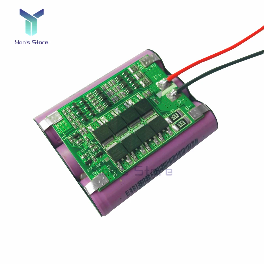 BMS 3S 40A balanceador PCM 18650 Placa de protección de batería de litio 3S BMS Li-ion cargador de carga con equilibrio 12,6 V para Motor de taladro