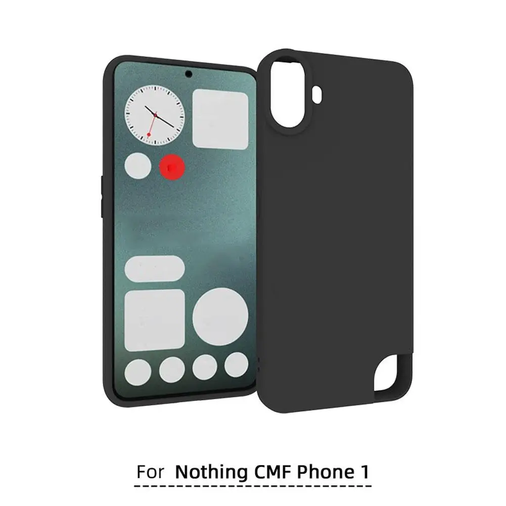 For Nothing CMF Phone 1 TPU Soft Case Protective Back Dust-proof Anti-fall Shockproof Texture Shell Skin-friendly Case Matt V0A1