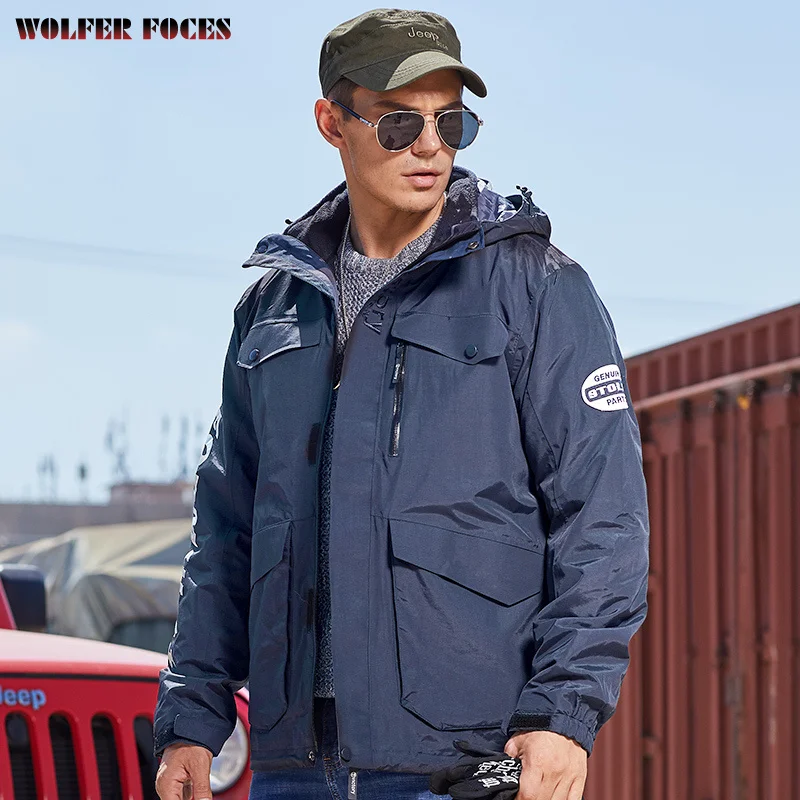 

Outdoor Men's Coats Autumn And Winter Bomber Male Fashion Jackets Business Coat Leisure Clothes Clothing Tactical Camping