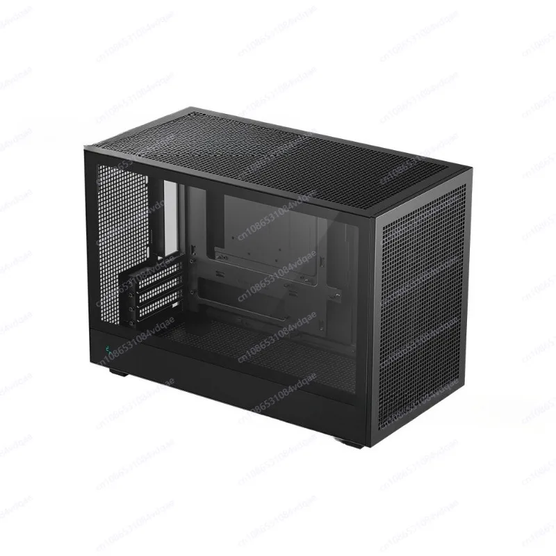 

Small MATX Case, Mini Portable Case, Side Through Mesh Desktop Case