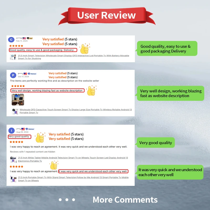 شاشة ذكية لافتات رقمية مقاس 21.5 بوصة تعمل باللمس مع عجلات تلفزيون محمول صب لاسلكي تلفزيون متنقل للفندق #2