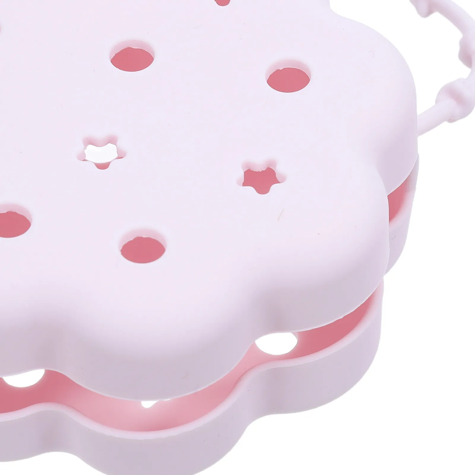 Shower Steamer Holder 3.35 Aromatherapy Steamer Tray Pink Portable Hanging Silicone Soap Box Travel Soap Container Bathroom