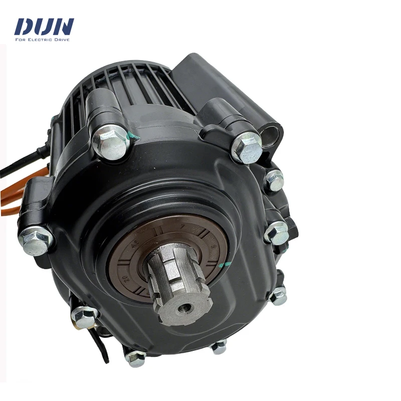 QS120 60H 2000W V3 72V 60H Mid Drive Motor with Gearbox Ratio: 1:2.35 for Electric Motorcycle