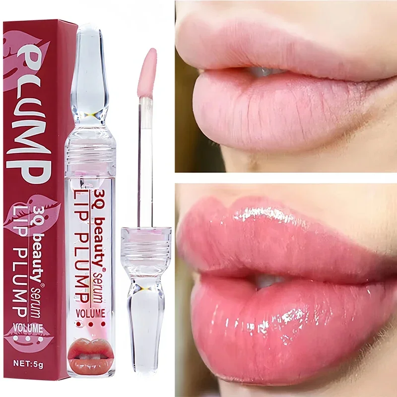 New Instant Lip Oil Plumper Volumising Moisturizing Lip Repairing Fade  Lines Brighten plumping gloss Oil lip gloss tubes