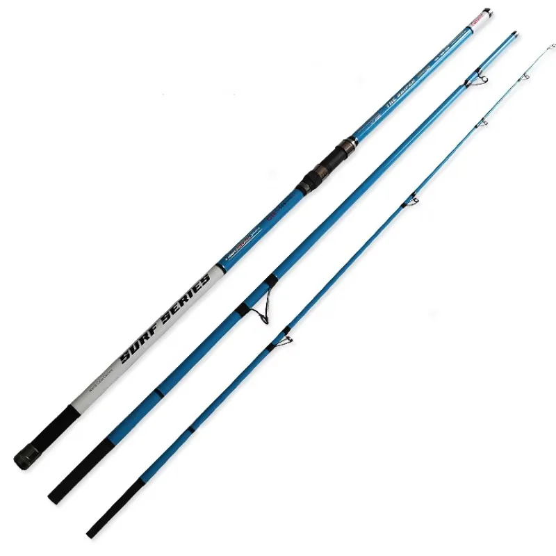 European Style Carbon 4.2m Three-Section Continuous Fishing Rod Long-Distance Casting Plug-In Anchor for Kids for Shrimp