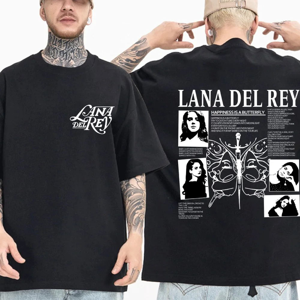 New Lana Del Rey Graphic T Shirt Cotton Short Sleeve Tee Shirt Aesthetic Streetwear Vintage Unisex T-Shirt I Am Kenough T Shirt