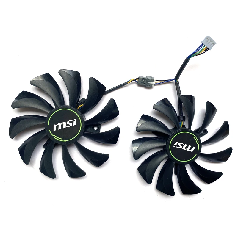 87MM dla MSI GeForce GTX 1660 1660Ti RTX 2060 SUPER VENTUS XS karta wideo wentylator RTX2060 GTX1660 GTX1600Ti GPU wentylator — zdjęcie 2
