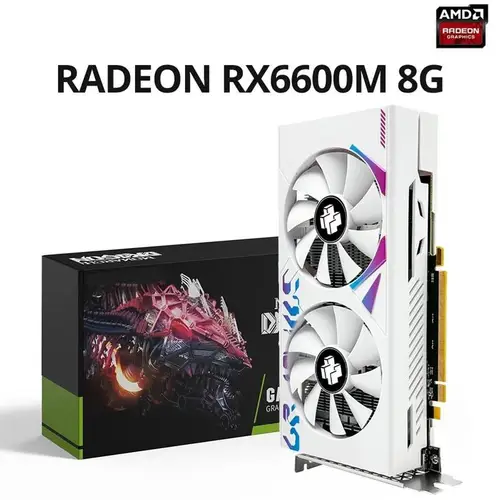 데스크탑 컴퓨터용 게이밍 GPU 카드, AMD Radeon RX6600M 8GB 그래픽 카드, GDDR6 비디오 메모리, 7NM PCIE4.0, 128 비트 DP  Best5