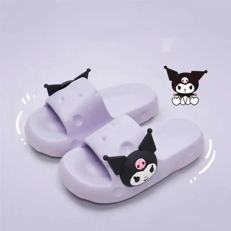 Cheese Slippers with Shit Feeling Sweet and Cute Girl Ins Sle Dormitory Home Bath Lightweight Non-Slip Platform Sandals