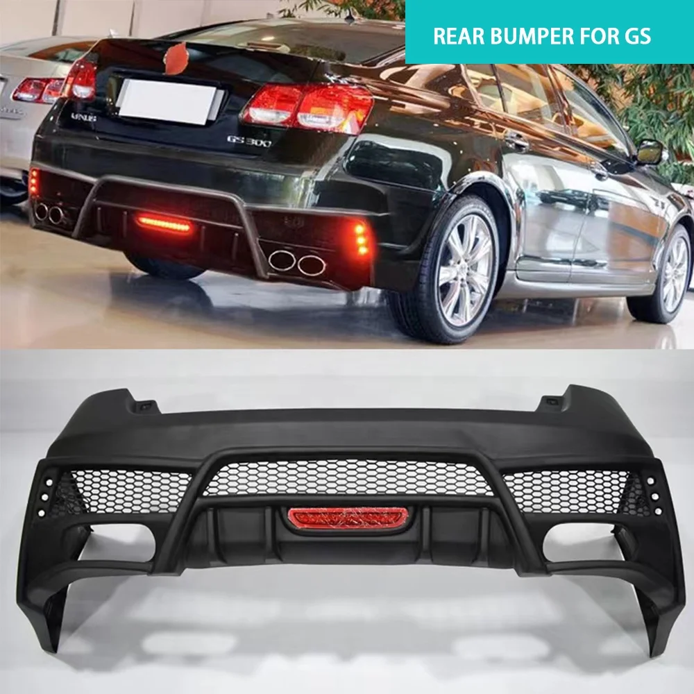 Car Rear bumper For 2006-2011 Lexus GS350 GS430  ABS Material   Bumper    LED   Model