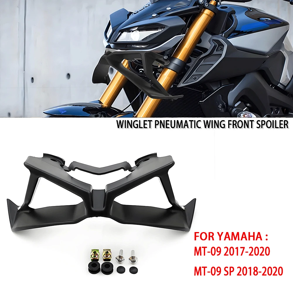 

Motorcycle Downforce Naked Frontal Spoilers Winglet Aerodynamic Wing Front Spoiler Kit For Yamaha MT-09 MT09 SP 2017-2020 2019