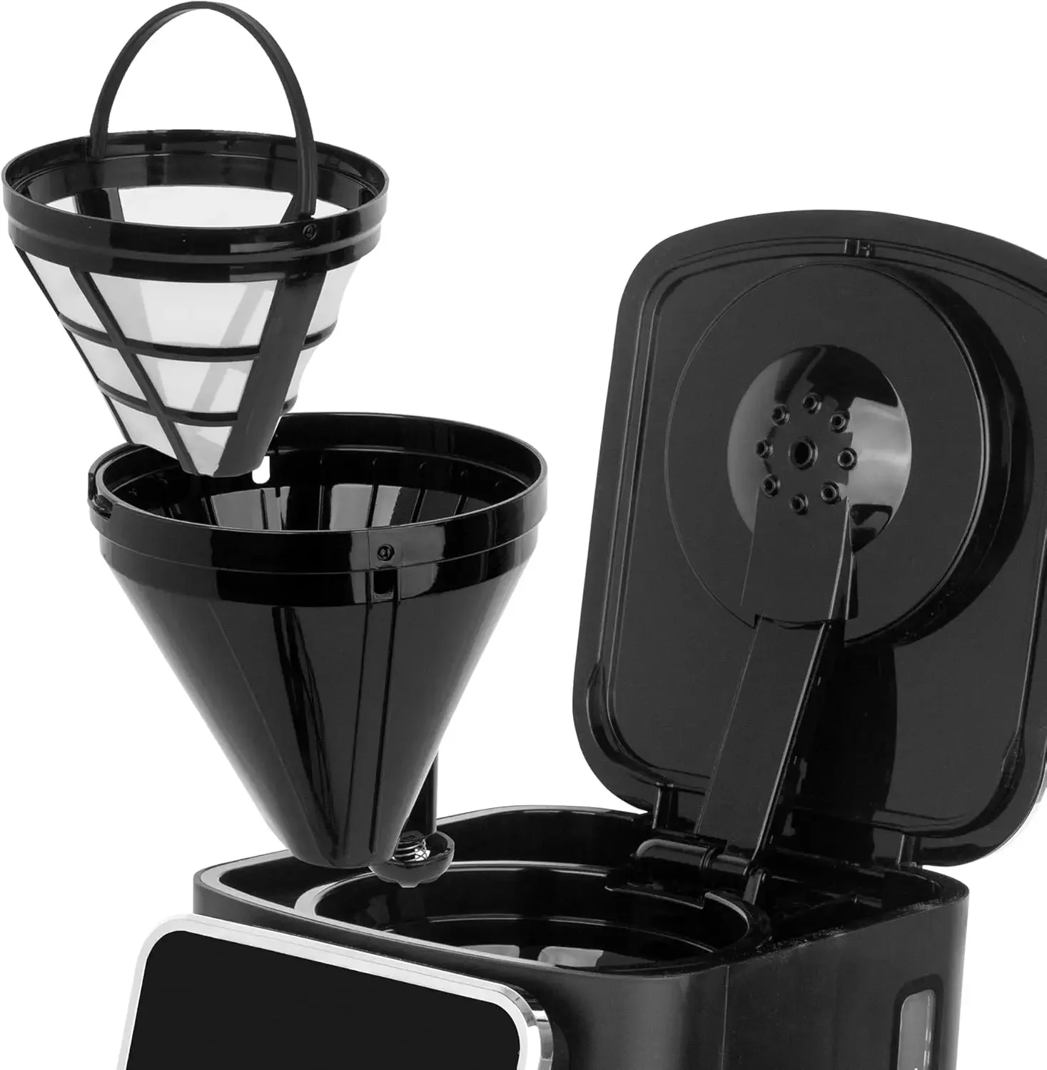 Кофеварка на 10 чашек с сенсорным экраном и термографом