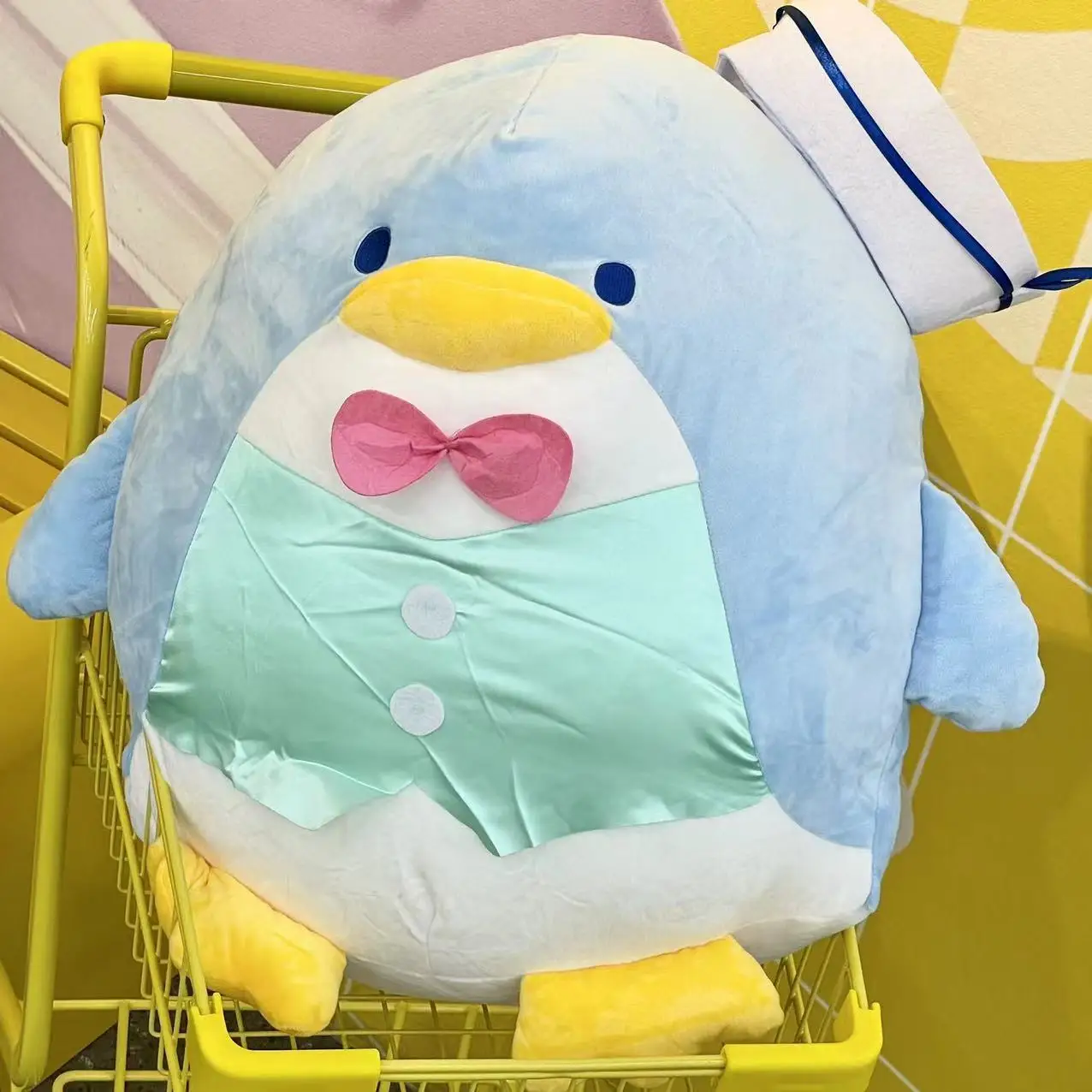 

35/50 см Sanrio Tuxedo Sam плюшевая игрушка Cinnamoroll Kuromi Tuxedosam Melody Penguin плюшевая кукла смокинг Sam подушка одеяло Рождественский подарок