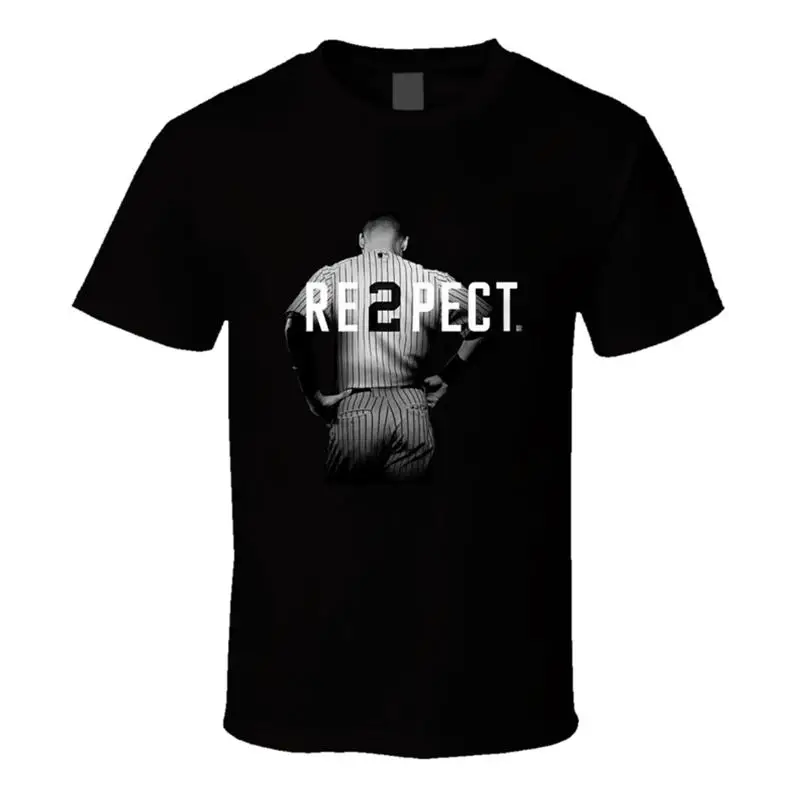 احترام 2 Re2Pect Derek Jeter البيسبول الرياضة مروحة الحب تي شيرت جديد