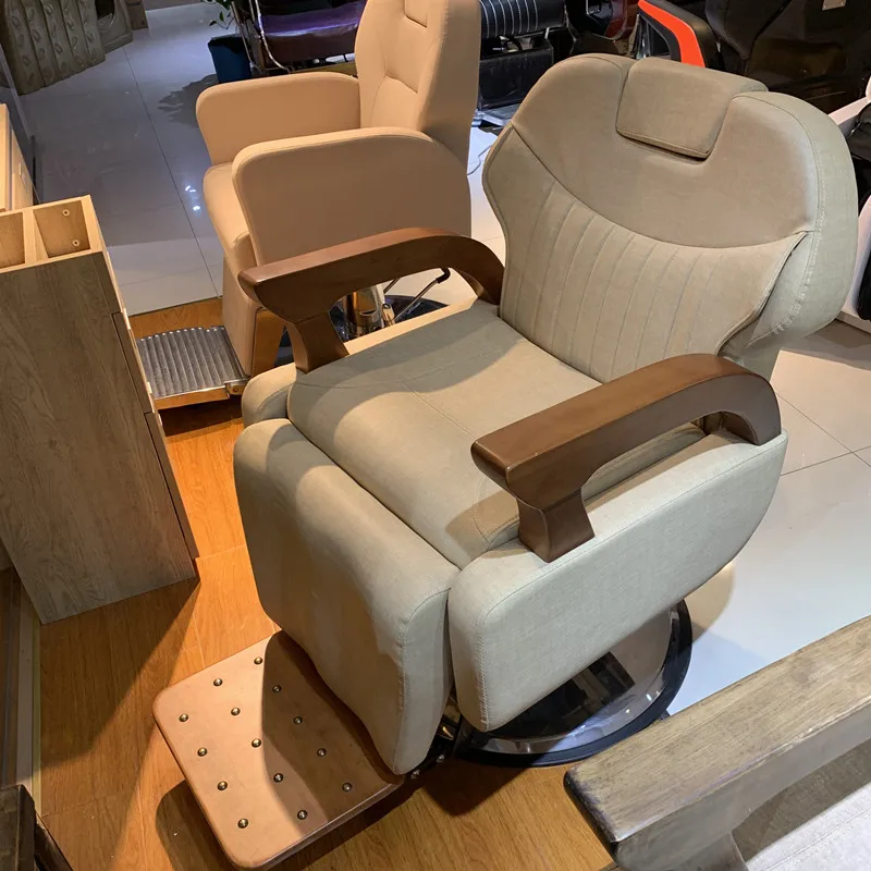 

Luxury Modern Leather Hairdressing Salon Furniture Styling Chair