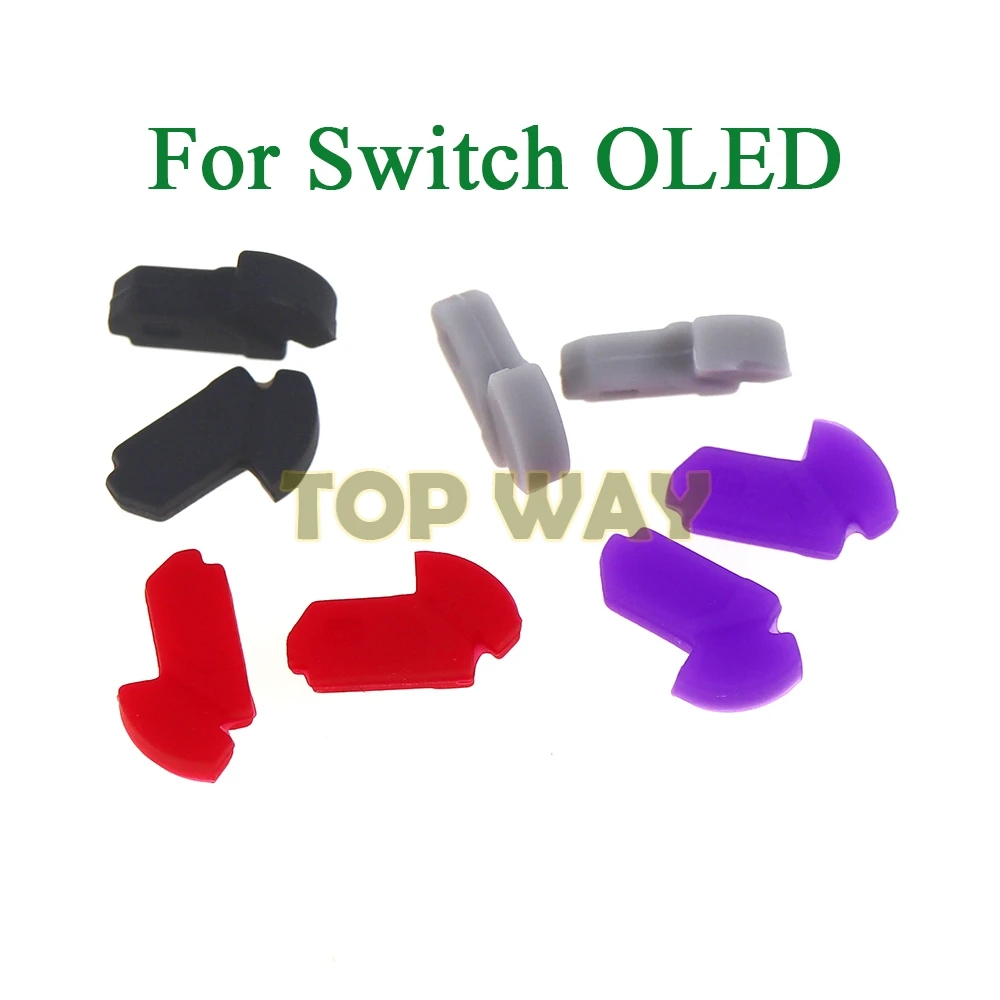 100sets For Switch OLED Anti-slip Foot Pad Rubber Accessories Repair Replacement