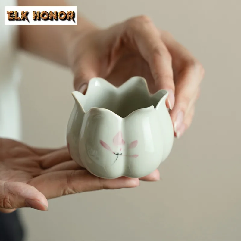 مرسومة باليد الوردي السحلية خط صغير حامل البخور البخور الدخان شلال البخور المعلقات عزز مبخرة حفل الشاي حلية