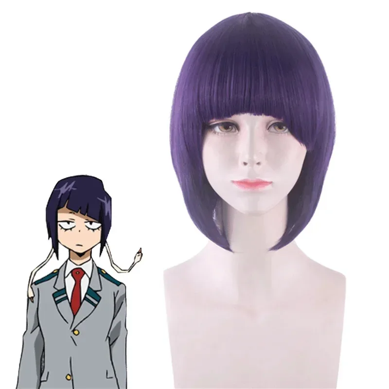 qq 123My Academy Ochako Uraraka ショートブラウンボブ耐熱バクノヒーローコスプレ衣装ハロウィン Cos ウィッグ