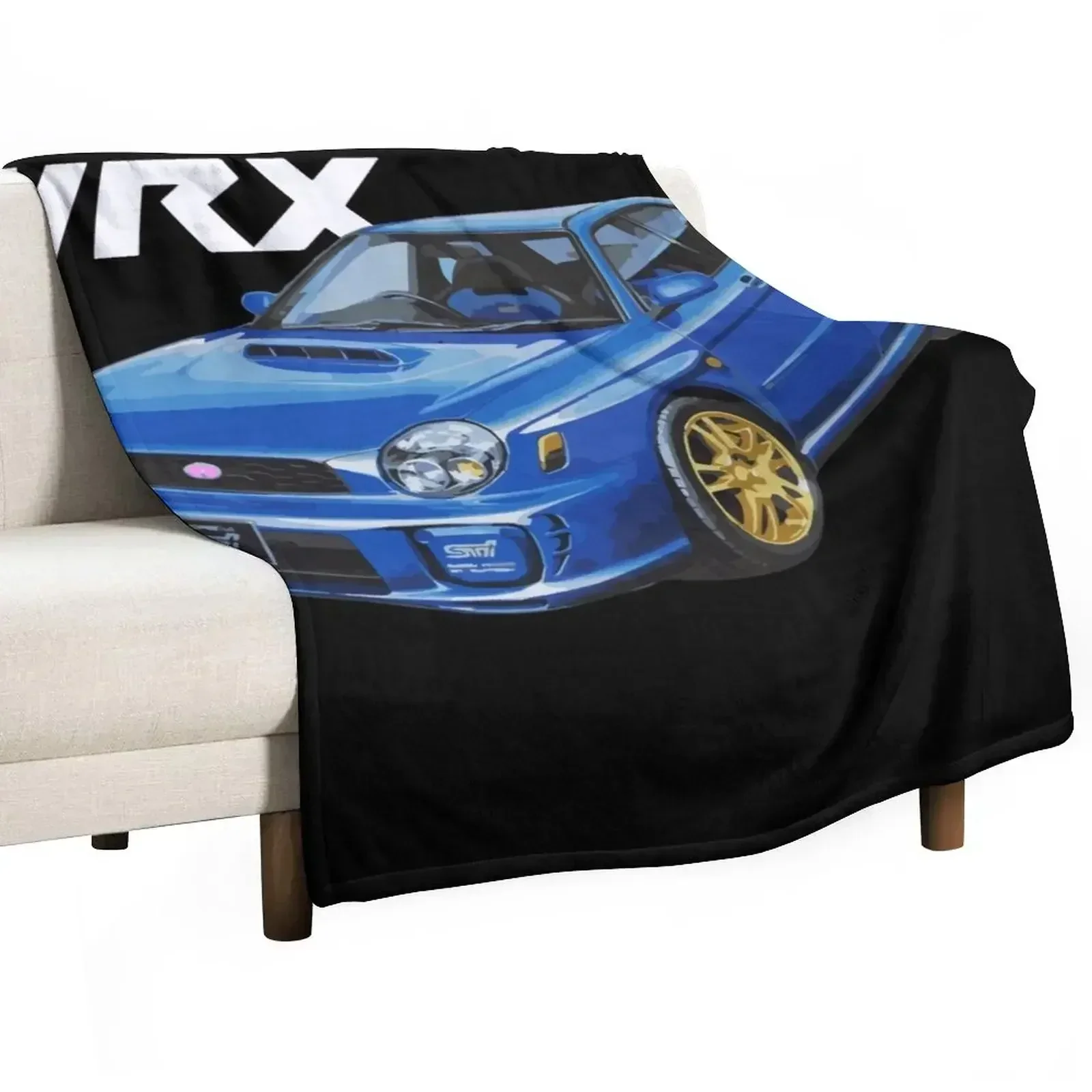 JDM WRX GDB Bugeye RALLY BLUE Throw Blanket christmas gifts Summer Beddings Comforter Sofa Quilt Decorative Sofas Beach Blankets