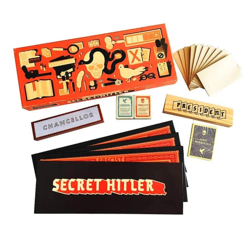 SECRET HITLER All English puzzle game card adults party games 2-8 people Birthday holiday party game Interesting puzzle playing