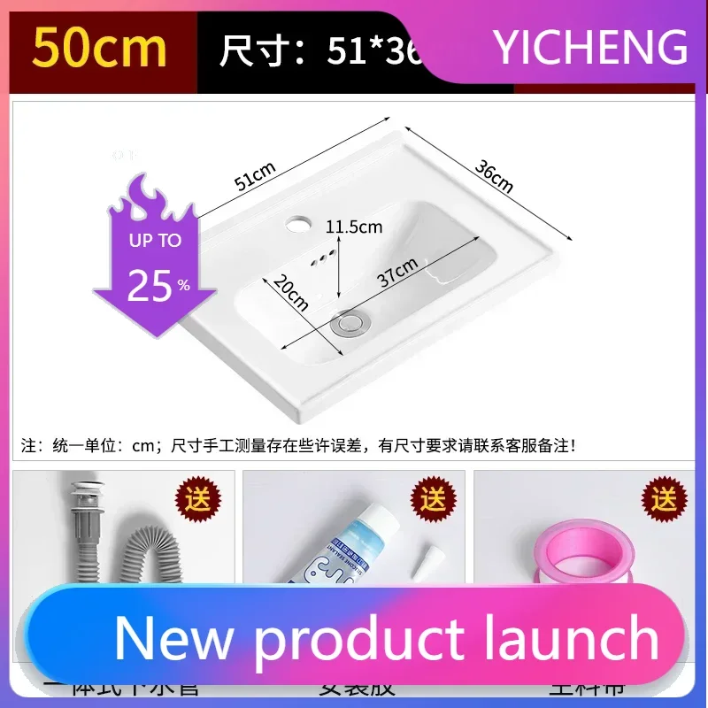 Y1   integrated wash basin single  bathroom cabinet  universal toilet washbasin integrated countertop wash basin