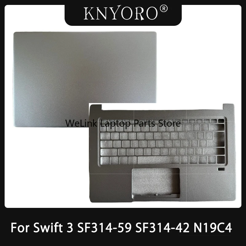 

New Lcd Back Cover Top Lid Sliver 14" For Swift 3 SF314-59 SF314-42 N19C4 60.HSFN2.002 AM2WG000100 Palmrest Upper Case Shell